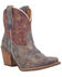 Image #1 - Dingo Women's Liberty Western Booties - Snip Toe, Blue, hi-res