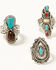 Image #1 - Shyanne Women's Frontier Antique Ring Set - 3 Piece , Silver, hi-res