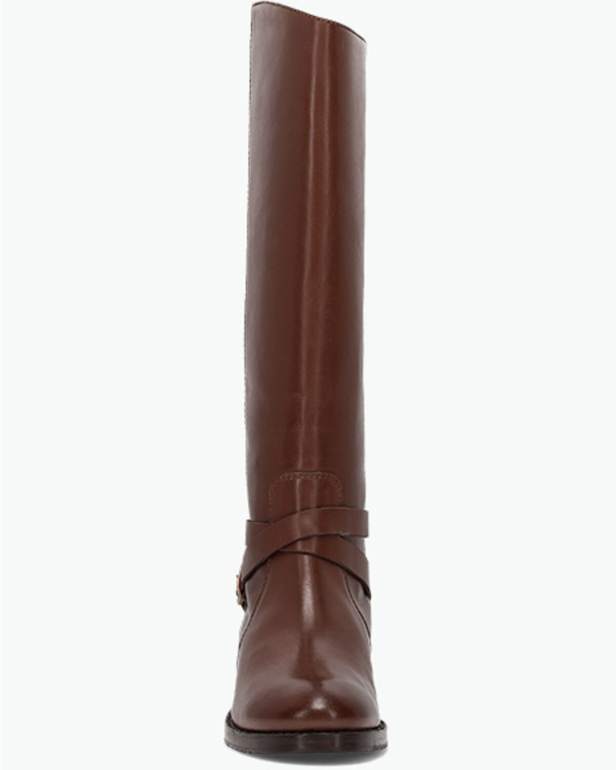 Image #4 - Frye Women's Melissa Belted Riding Wide Calf Fashion Boots - Round Toe, Brown, hi-res