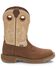 Image #2 - Justin Men's Stampede Rush Western Work Boots - Composite Toe, Brown, hi-res