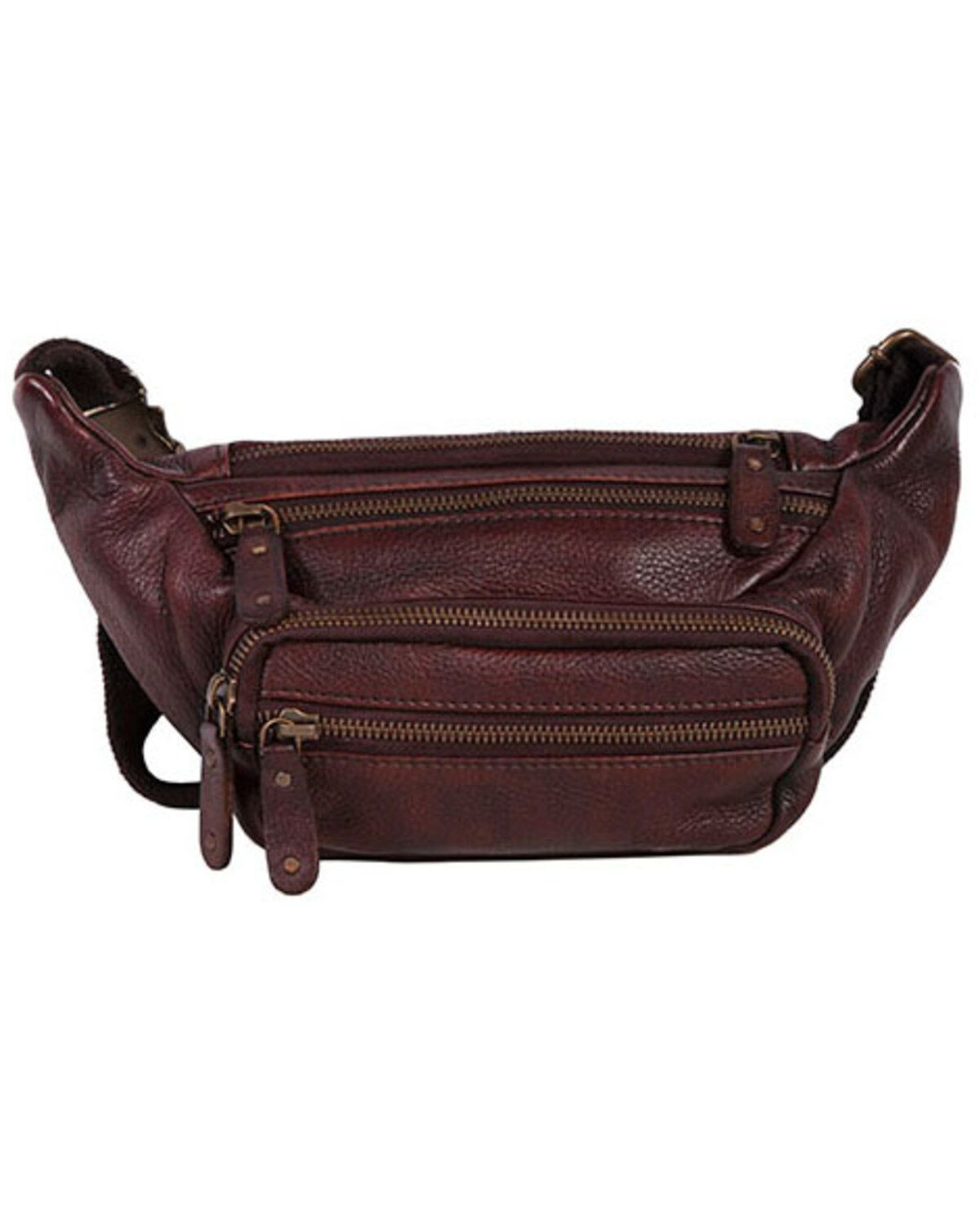 Scully Women's Waist Pouch, Chocolate, hi-res