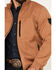 Image #3 - RANK 45® Men's Coolville Softshell Bomber Jacket , Lt Brown, hi-res