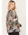Image #4 - Cleo + Wolf Women's Dobbie Patchwork Top, Blue, hi-res
