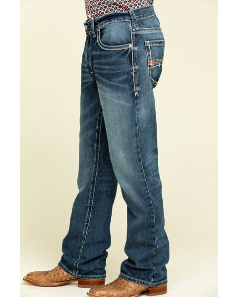 Image #3 - Ariat Men's M4 Coltrane Durango Low Rise Fashion Boot Cut Jeans, Denim, hi-res