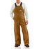 Image #2 - Carhartt Men's FR Duck Quilt-Lined Bib Overalls - Big & Tall, Carhartt Brown, hi-res