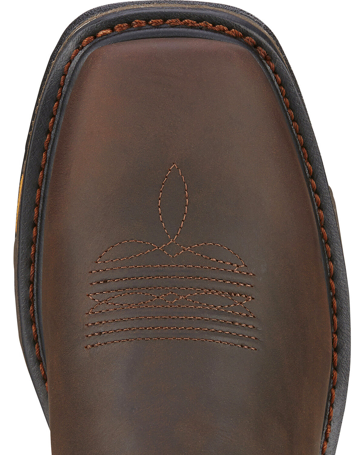 Image #4 - Ariat Men's WorkHog&reg; Pull-On Work Boots - Steel Toe, Earth, hi-res