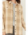 Image #3 - Carhartt Women's Rugged Flex&reg; Loose Fit Heavyweight Duck Shacket, Oatmeal, hi-res