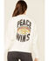 Image #4 - Wrangler Modern Women's Peace Wins Graphic Pullover Sweatshirt, White, hi-res