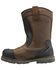 Image #3 - Avenger Men's Hammer Met Guard Western Work Boots - Carbon Safety Toe, Brown, hi-res