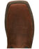 Image #6 - Justin Men's Stampede Rush Short Base Performance Western Boots - Broad Square Toe, Brown, hi-res