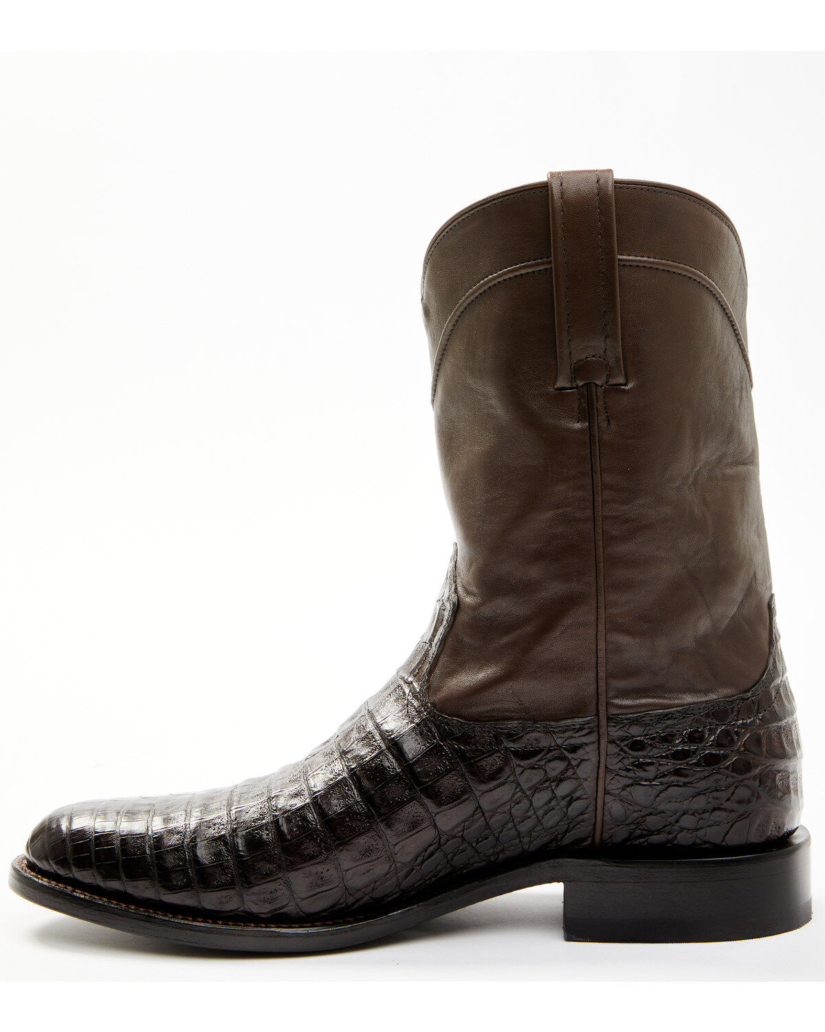 Image #3 - Cody James Black 1978&reg; Men's Carmen Exotic Caiman Belly Roper Boots - Round Toe, Brown, hi-res