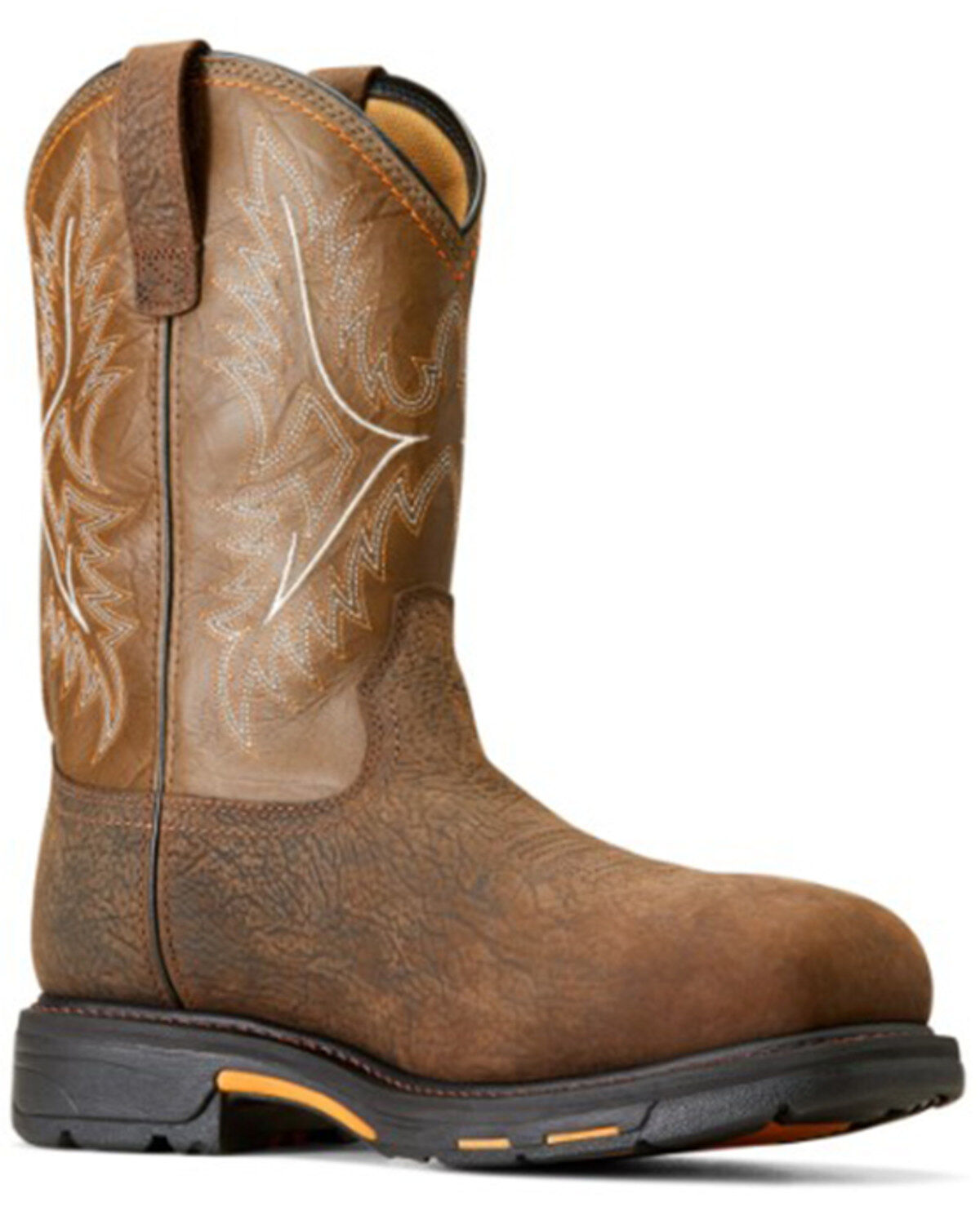 Image #1 - Ariat Men's WorkHog&reg; Waterproof Work Boots - Composite Toe, Brown, hi-res