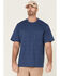 Image #1 - Hawx Men's Heavyweight Short Sleeve Work Pocket T-Shirt , Royal Blue, hi-res