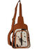 Image #4 - Myra Bag Women's Mountain Bend Hair-On Hide Bucket Crossbody Sling Bag, Black, hi-res