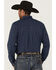 Image #4 - RANK 45&reg; Men's Repocharge Geo Print Long Sleeve Button-Down Stretch Western Shirt, Navy, hi-res