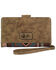 Image #3 - Justin Women's Southwestern Jacquard Wallet, Brown, hi-res