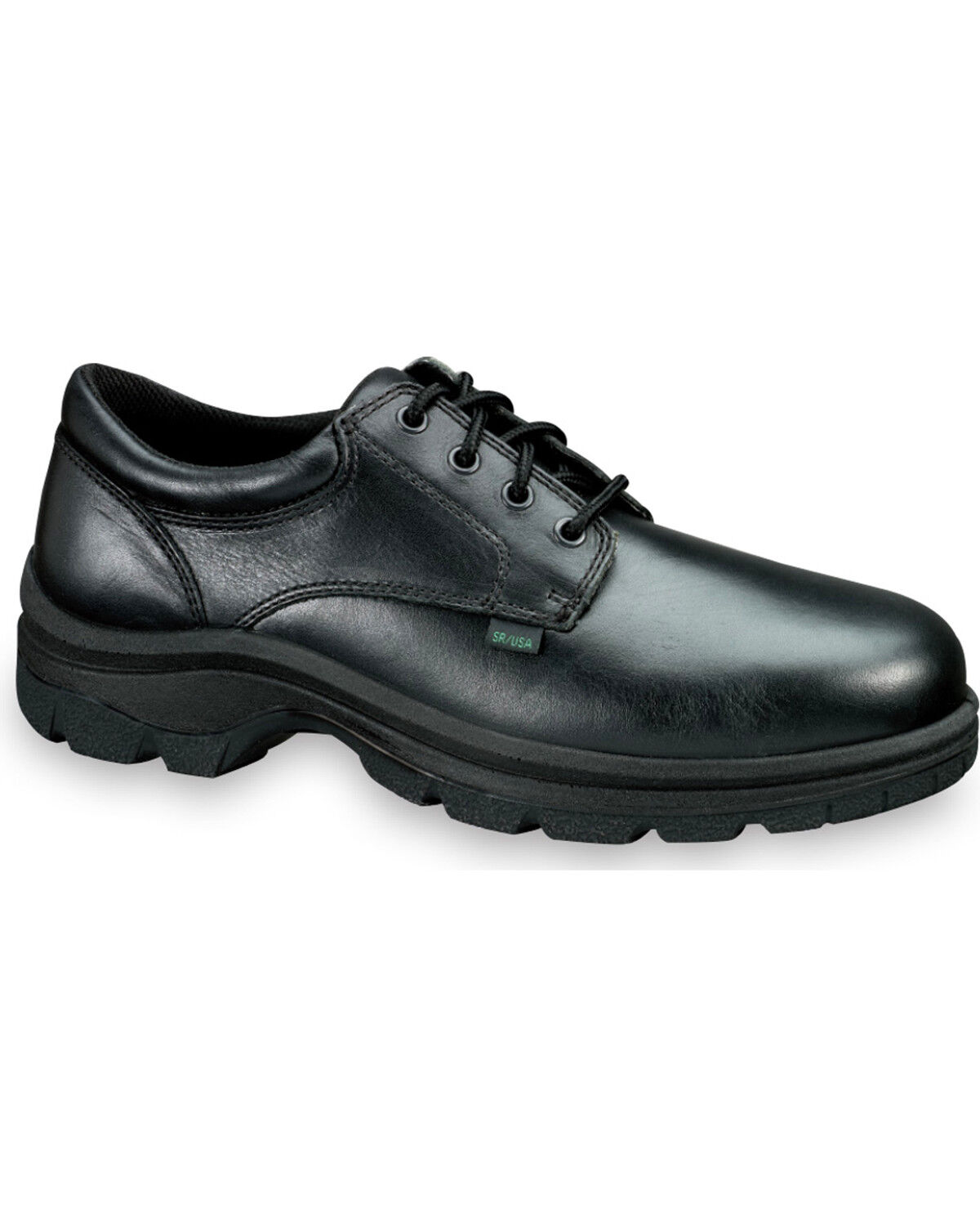 Image #1 - Thorogood Women's USA Soft Streets&trade; Series Oxfords - Soft Toe, Black, hi-res