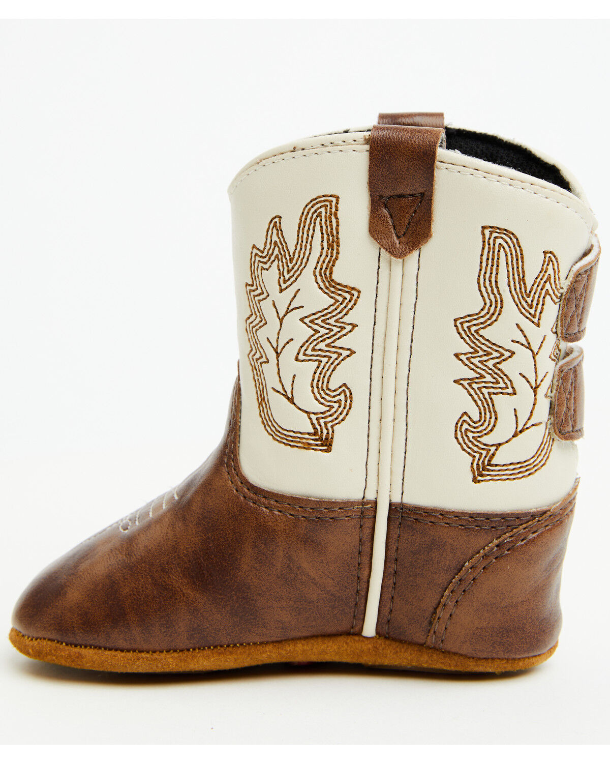 Image #3 - Boot Barn Infant Boys' Carter Poppets - Round Toe, Brown, hi-res