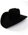 Image #1 - Serratelli 5X Felt Cowboy Hat, Black, hi-res