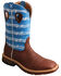 Image #1 - Twisted X Men's CellStretch Western Boots - Broad Square Toe, Burgundy, hi-res