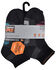 Image #4 - Timberland PRO Women's Contrast Logo Quarter Socks - 6 Piece , Black, hi-res