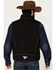 Image #4 - Cowboy Hardware Men's Live Free Woodsman Softshell Vest, Black, hi-res