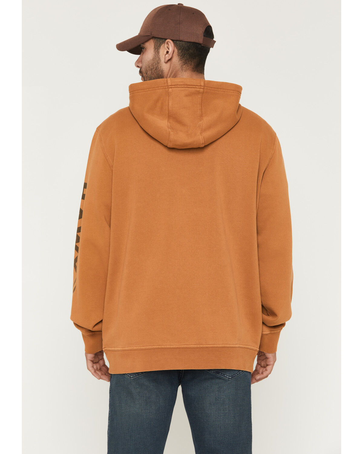 Image #4 - Hawx Men's Pullover Hooded Sweatshirt, Rust Copper, hi-res