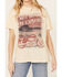 Image #3 - Cleo + Wolf Women's Bryce Short Sleeve Graphic Tee, Oatmeal, hi-res