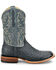Image #2 - Tony Lama Men's Blaine Exotic Ostrich Western Boots - Broad Square Toe, Grey, hi-res