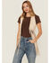 Image #2 - Shyanne Women's Faux Suede Fringe Vest, Taupe, hi-res