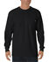 Image #1 - Dickies Men's Heavy Weight Crew Long Sleeve Tee - Big & Tall, Black, hi-res