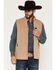 Image #1 - RANK 45&reg; Men's Ralington Softshell Vest, Khaki, hi-res