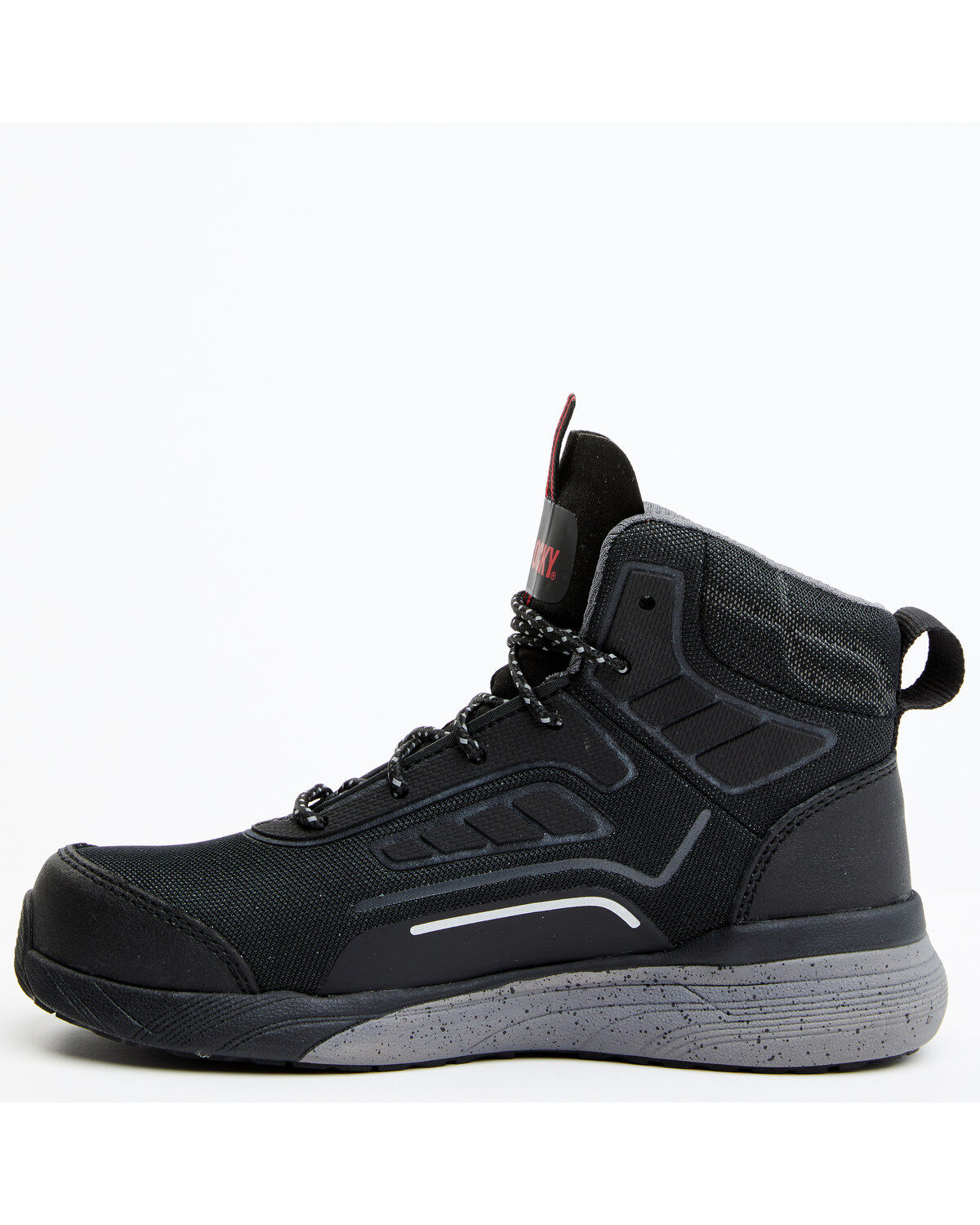Image #3 - Rocky Men's Industrial Athletix Hi-Top 6" Work Shoe - Composite Toe, Black, hi-res