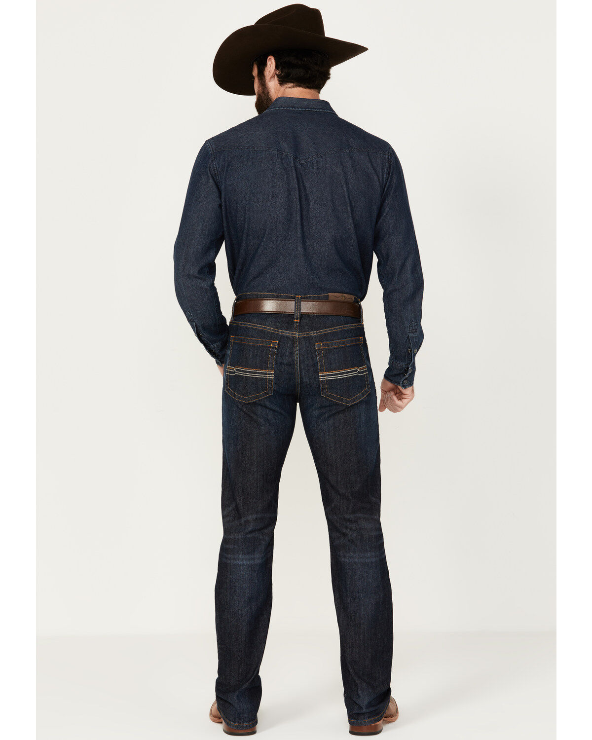 Image #4 - Cody James Men's Night Hawk Wash Jackson Slim Straight Stretch Denim Jeans, Blue, hi-res