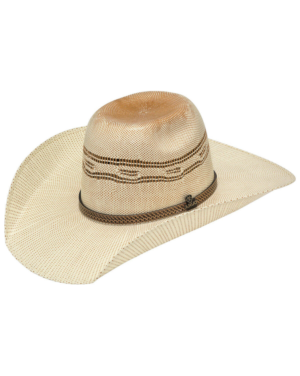 Image #1 - Ariat Natural Straw Cowboy Hat, Natural, hi-res
