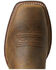 Image #4 - Ariat Men's Brander Leather Performance Western Boot - Broad Square Toe, Brown, hi-res