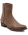 Image #1 - Frye Men's Austin Inside Zip Ankle Boots - Medium Toe , Brown, hi-res