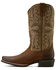 Image #2 - Ariat Men's Hustler Performance Western Boots - Square Toe, Brown, hi-res