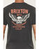 Image #4 - Brixton Men's Waller Logo Short Sleeve Graphic T-Shirt, , hi-res
