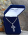 Image #2 - Montana Silversmiths Men's Barbed Wire Cross Necklace, Silver, hi-res