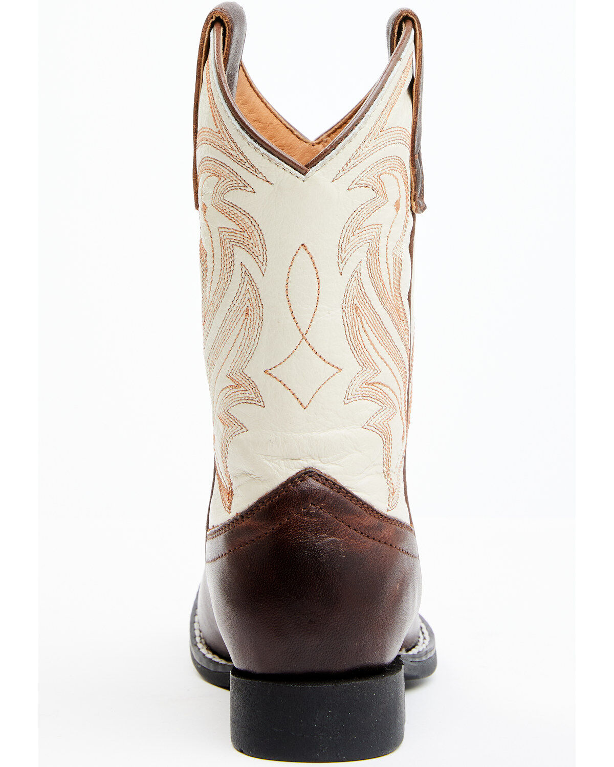Image #5 - RANK 45&reg; Boys' Austin Western Boots - Broad Square Toe, Ivory, hi-res