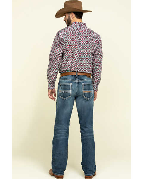 Image #5 - Ariat Men's M4 Coltrane Durango Low Rise Fashion Boot Cut Jeans, Denim, hi-res
