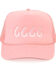 Image #3 - Four Sixes Women's Logo Ball Cap, Pink, hi-res
