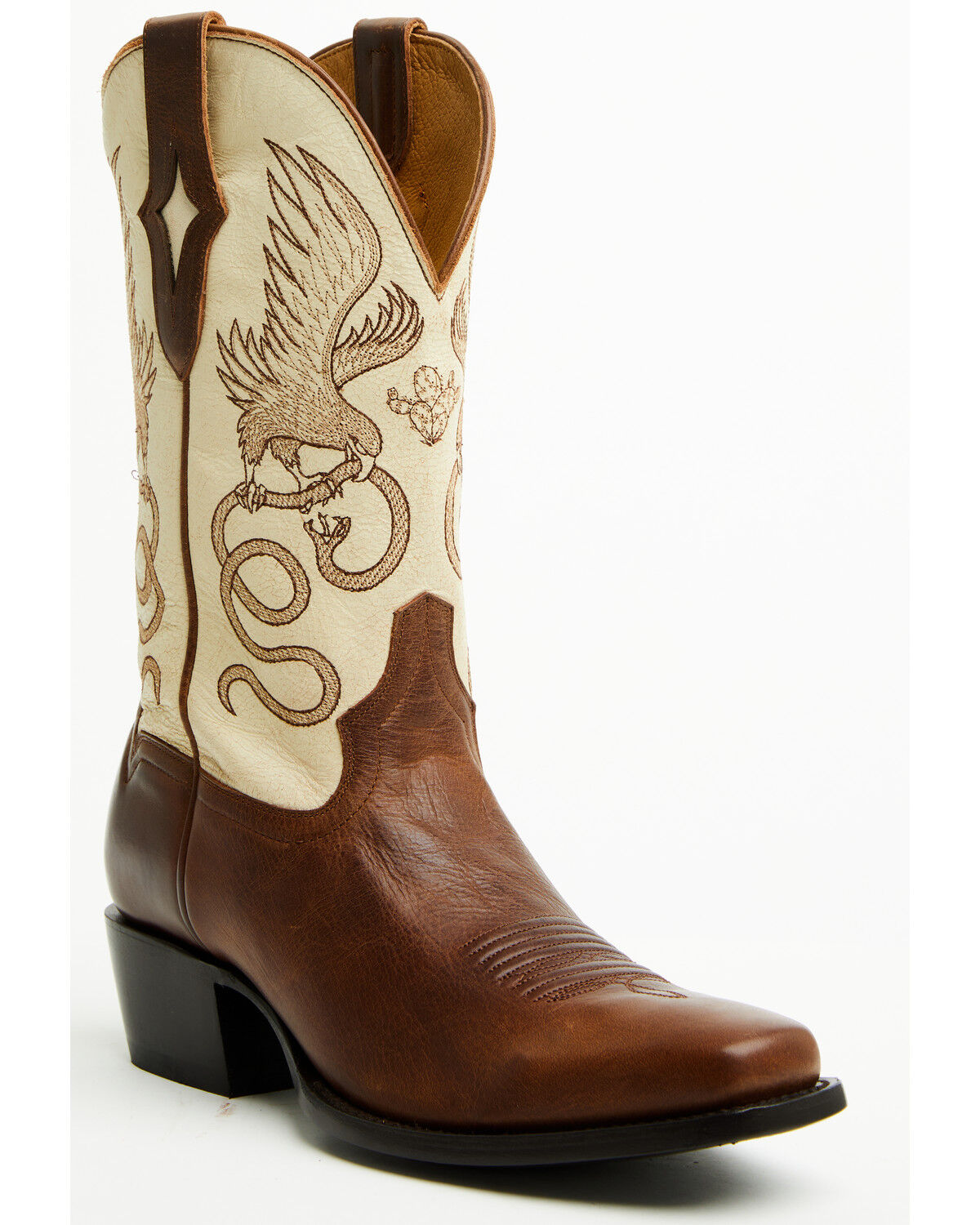 Moonshine Spirit&reg; Men's Oden Western Boots - Square Toe, Coyote, hi-res