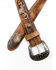 Image #2 - Shyanne Women's Lasy Cream Floral Western Belt, Brown, hi-res