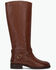 Image #2 - Frye Women's Melissa Belted Riding Fashion Boots - Round Toe, Brown, hi-res