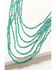 Image #1 - Paige Wallace Women's 7-Layer Turquoise Chip Bib Necklace, Turquoise, hi-res