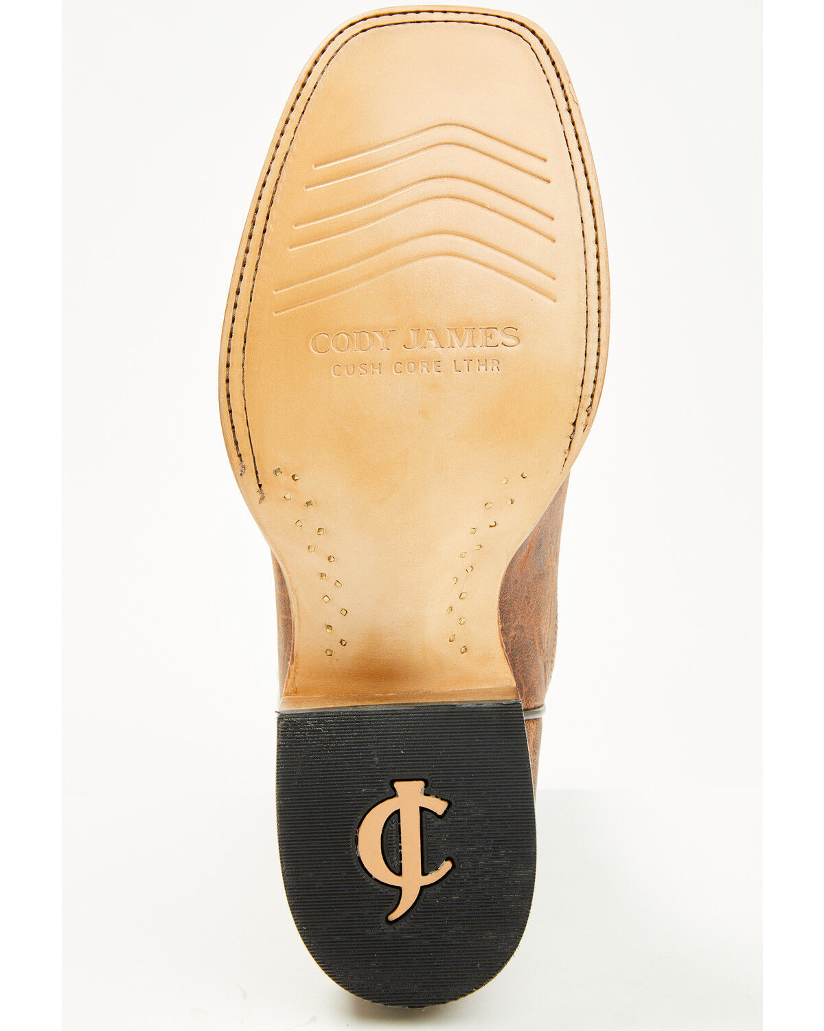 Image #7 - Cody James Cush Core&reg; Men's Rover Western Boots - Broad Square Toe, Cognac, hi-res