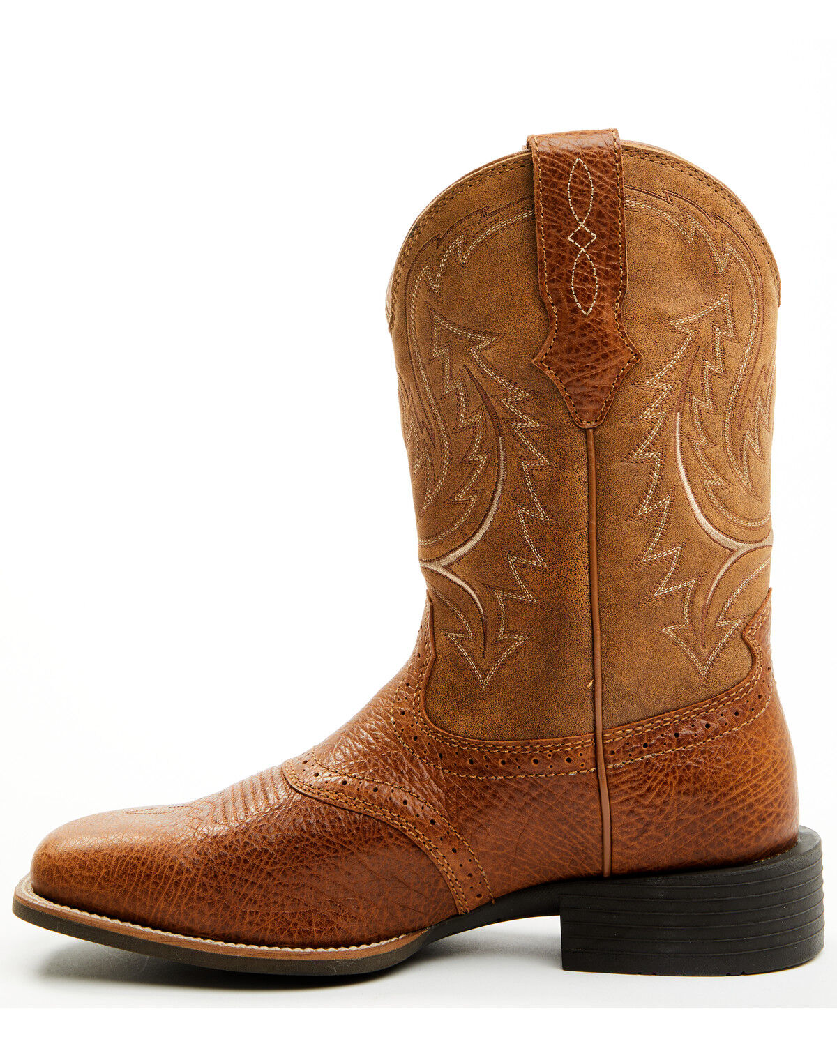 Image #3 - Cody James Men's Force Performance Western Boots - Broad Square Toe, Brown, hi-res