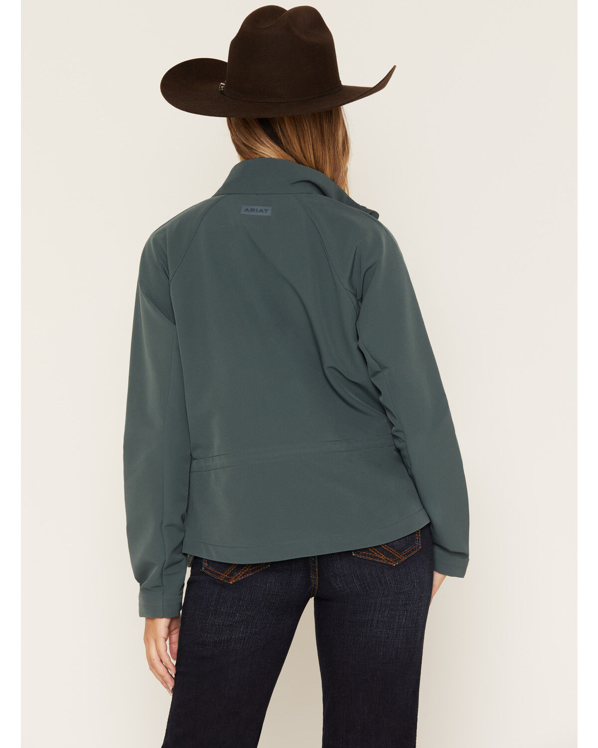 Image #4 - Ariat Women's Atlas Concealed Carry Softshell Jacket, Dark Blue, hi-res
